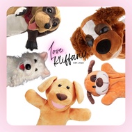 Dog puppet / Dog hand puppet / Dog with mouth puppet