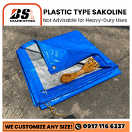 8x5ft Laminated Sakoline MAKAPAL sako Blue sack Waterproof Trapal Lona Tolda Tarp Plastic constructi