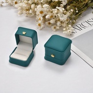 Earrings Jewelry Engagement PU Display Boxes For Gift Ring Proposal Couple