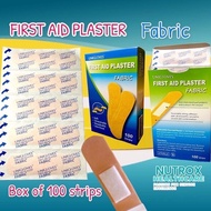 Plaster Kain 100 keping untuk luka Fabric