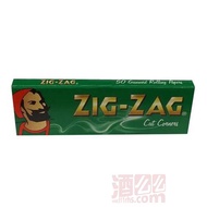 ZIG-ZAG捲菸紙-切角(綠)－50張/包 0ml