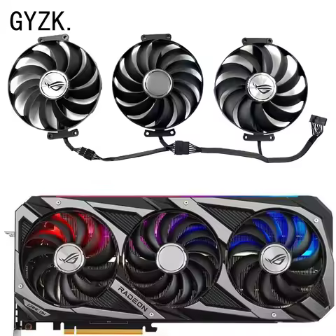 New For ASUS GeForce RTX3060ti 3070 3070ti 3080 3080ti 3090 ROG STRIX Graphics Card Replacement Fan