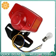 Brake Tail Light Tail Light Assembly with Bulb for  CT70 CT90 CT125 XL70 CL70 CL90 Jialing JH70