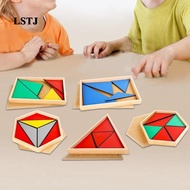 [Lstjj] Wooden Geometry Puzzle Geometric Shape Learning Toy Montessori Toy
