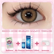 [beli 1 gratis 2] UYAAI Softlens Normal Bigeyes 14.00-15.00mm 1Pasang softlens+120ML air softlens+Le
