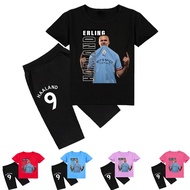 2026 E-commerce Children's Clothing Haaland Short-Sleeved T-Shirt+Shorts K616COD LXTP