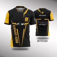 BREN ESPORT2023 Tùy chỉnh trò chơi Jersey ESPORTS MT0560 FULLPRINTING truyền thuyết điện thoại di độ