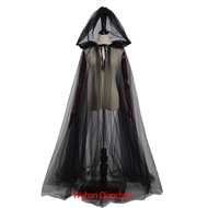 Women Hooded Cape Bride Hooded Cloak The Ghost Haunted Costume