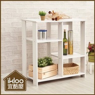 [特價]【ikloo】簡約收納置物架/廚房收納櫃