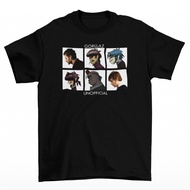Tomoinc Gorillaz Men's Band T-Shirt Cotton S-4Xl 8F8e