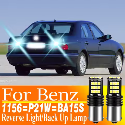 2pcs BA15S 1156 P21W Led Back Up Lamp Bulb Reverse Light 7506 Canbus For Benz B906 W463 B667 B670 B6