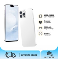 New Original ITEL Smartphone i15 6.8 Inch Full Screen Face ID 12GB+512GB Mobile Phones Global Version 5G Celular Network Cell Phone Pro Max