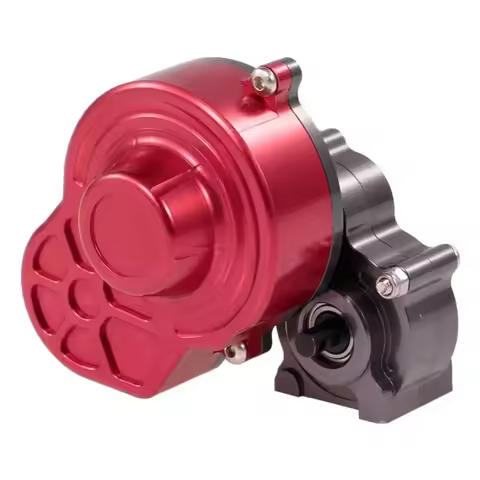 Complete Full Metal Gearbox SCX10 Gearbox Transmission Box Contain Gear For 1/10 Rc Crawler Car Axia