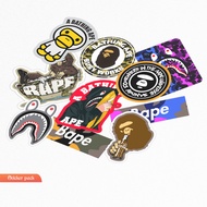 Bathing APE brand Distro sticker / bape sticker