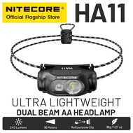 Promotion NITECORE HA11 Headlamp 240 Lumens 36g for Night Running Fishing Trekking Road Trip with Al