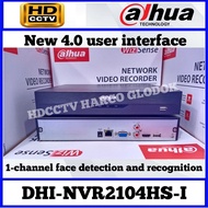 Dahua NVR2104HS-I NVR 4-CHANNEL DAHUA WizSense Face Recognition