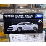 CLT Tomica Premium 49 Nissan GT-R 2025 Silver 1/62 New In Seal Small Car 7 Cm