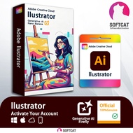 Adobe Illustrator Genuine License | Vector Graphic Design | Support Windows/Mac/iPad | Official Upda