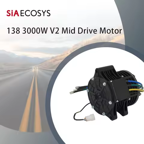 QS Motor 138 3000W 100kph Mid Drive Motor Sprocket Type 428 Product For Electric Motorcycle