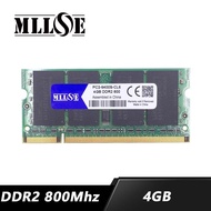 MLLSE memory ram DDR2 4gb 8gb 800 Mhz PC2-6400 sodimm laptop notebook , memoria ram ddr2 4gb 800Mhz pc2-6400s, ddr 2 4g 4gb ram