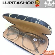 Kacamata Plus Super Fokus Oval Vicellia untuk Rabun Dekat - Eyewear, Glasses Lensa
