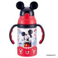 Disney Minnie Mickey Mouse Cups Cartoon Plastic Solid Feeding Student Convenient Outdoor Child Sport