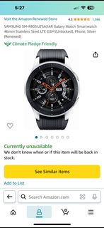 SAMSUNG SM-R805UZSAXAR Galaxy Watch