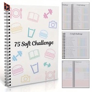 [Blesiya] 75 Soft Challenge Journal Organizer Notepad Workout Log 75 Day Soft Challenge Planner