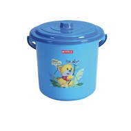 Bucket + lid 3 gallon elegant E-2 Lion star