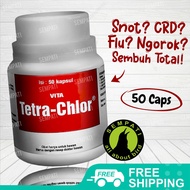 SEMPATI Vita Tetra Chlor Vitamin Untuk Ayam 50 Tablet Tetrachlor - Antibiotik Vitamin Multivitamin Mineral Unggas Ayam Burung Tetra Chlor Botol TRCHL