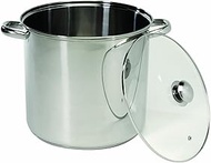 ExcelSteel - 548 ExcelSteel Stockpot with Encapsulated Base, 8 quarts, Silver