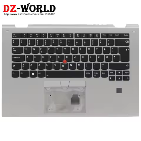 For Lenovo Thinkpad X1 Yoga 2nd Gen 2 G2 Keyboard Upper Case Palmrest Shell Cover Silver 01LV008 01L
