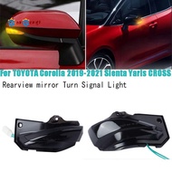 2 PCS Rearview Mirror Turn Signal Light LED Dynamic Side Mirror Light Replacement Parts for Toyota Corolla 2019-2021 Toyota Sienta Yaris Cross