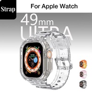 Men [Ultra Strap] IWatch Glacier Silicone Strap Ultra Strap 49mm Strap Sports Strap Glacier Strap Tr