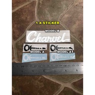 Charvel Guitar Sticker Paste Headstock Decal Acoustic Electric Guitar Stratocaster Lespaul Telecaste