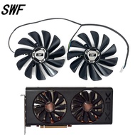 NEW 95MM 2PCS CF1010U12S 4PIN GPU Cooler Graphics RX5500 XT Fan XFX Radeon RX 5600 5700 XT RAW II Gr