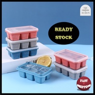 Small Mould Silicone IceCube Box Tray Portable Household Kitchen Freezer Fridge Kotak Acuan Ais Kuib Murah Peti Sejuk