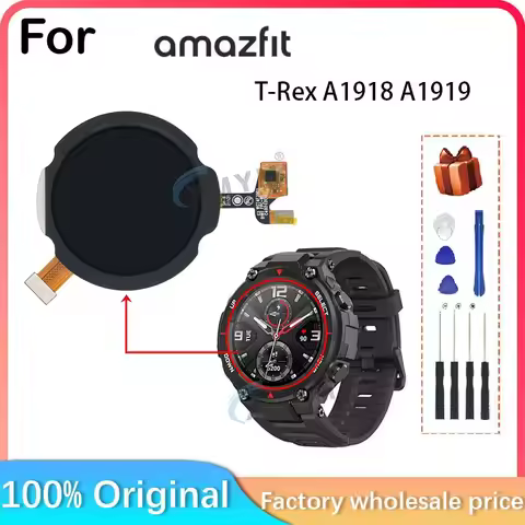 NEW For Amazfit T-Rex T Rex A1918 A1919 LCD Display+Touch Panel Digitizer For Amazfit T-Rex A1918 A1