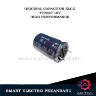 ORIGINAL ELNA 4700uF 16V ELCO CAPACITOR Elko Capacitor 4700 uF 16Volt electrolite Capacitor 4700 uF 