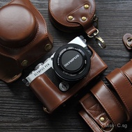 Suitable for Olympus Olympus E-P7 Camera Bag Crossbody ep7 Protective Case Retro Leather Case