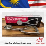Minex Brand@OEM INO Heavy Duty Stainless Steel Ice Cream Scoop / Skop Ais Krim Keluli Jenama Minex@O