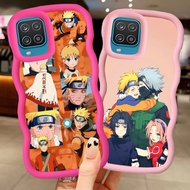 MERAH Z-33 Naruto Red Black Pink Case Casing for Samsung Galaxy F12 M22 A12 M32 M12 A22 5G