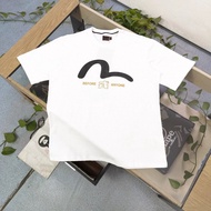 EVISU/Fushen/2026 Early Spring New Style Short-Sleeved T-Shirt Men's Women's Couple Style New Style 