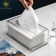 Acrylic Tissue Box Holder Transparent Tissue Box Tissue Desktop Storage Box