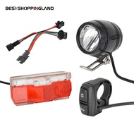 Electric Bike Light Weight Electric Bike Front And Rear Lights Function