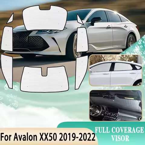 Car Accessories For Toyota Avalon XX50 2019 2020 2021 2022 Full Windshield Surround Sunshades Window