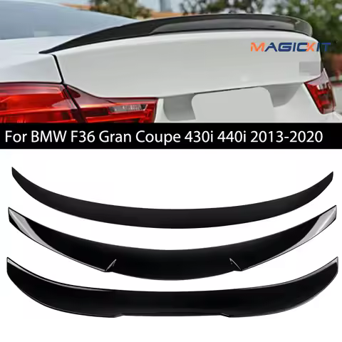 For BMW 4 Series F36 Gran Coupe 420d 420i 425i 428i 430i 435d 435i 440i 2013-2020 Rear Spoiler Bumpe