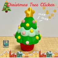 CLICKER - Webber 3D Print : Christmas Tree Clicker Keychain Fidget Toy