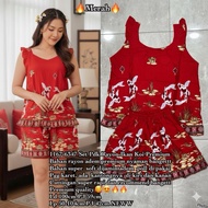 JN-FASHION || Premium KOI FISH RAYON SHORT SET