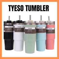 TYESO Tumbler TYESO Vacuum Insulated Mug Tumbler with Straw Starbucks Tumbler Thermos Bottle Vacuum 